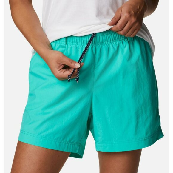 Columbia Women's PFG Water Shorts - Turquoise - Picture 2 of 8